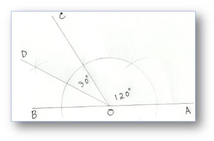 Construction of Angles by using Compass, Construction of ...