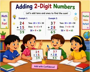 Addition of 2-digit Numbers