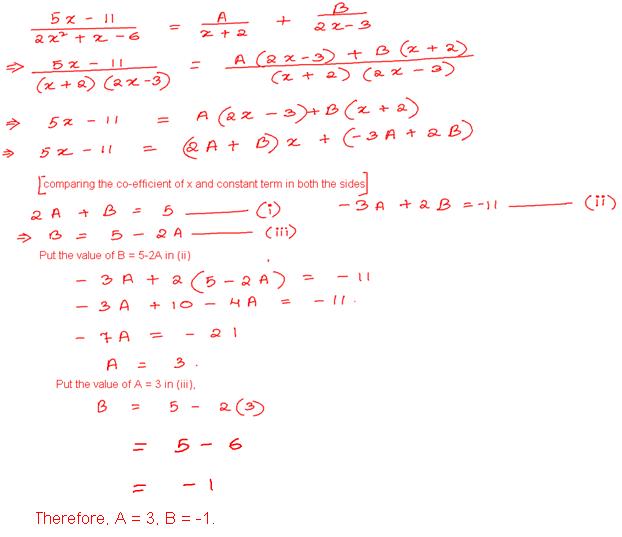 Partial fraction