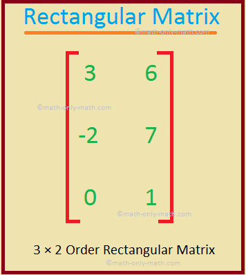 3 × 2 Rectangular Matrix