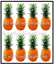 Divide 8 Pineapples into 2 Equal Groups
