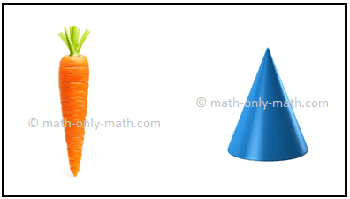 A Carrot Looks Like a Cone