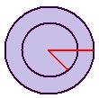 area of the ring,area of a concentric circles