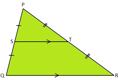 Converse of Midpoint Theorem | Proof of Converse of Midpoint Theorem