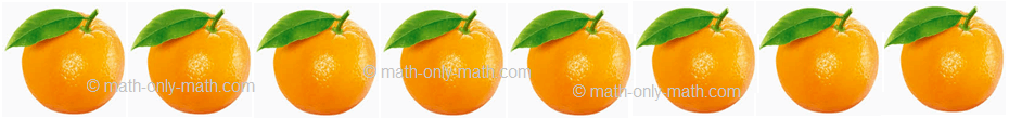 Count Number Eight - Oranges