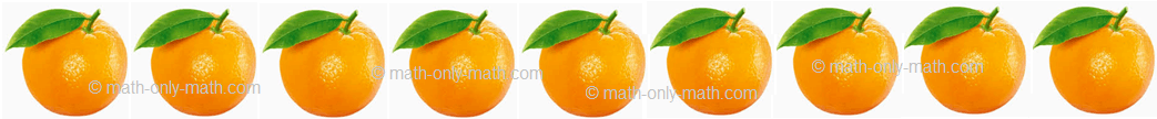 Count Number Nine - Oranges