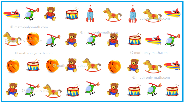 Will will learn the basic concepts of data handling. It is Nancy’s birthday! Her friends have brought many gifts for her.  Count and circle the correct number to help Nancy sort her toys.