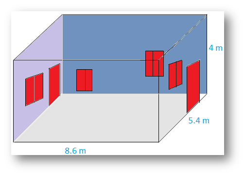 Lateral Surface Area Of A Cuboid Are The Four Walls Room - Surface Area Of A Wall Formula