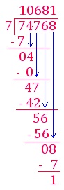 Division of Four-Digit by a One-Digit Division of Four-Digit by a One-Digit