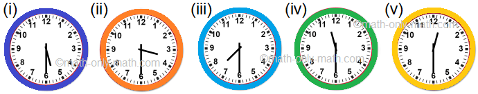 Draw Hands on the Clock Faces
