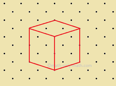 Drawing Cube on an Isometric Sheet