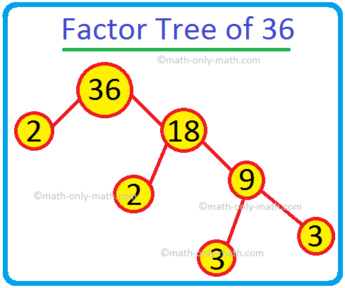 Factor Tree of 36