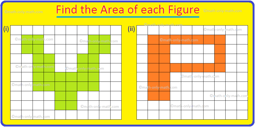 Find the Area of each Figure