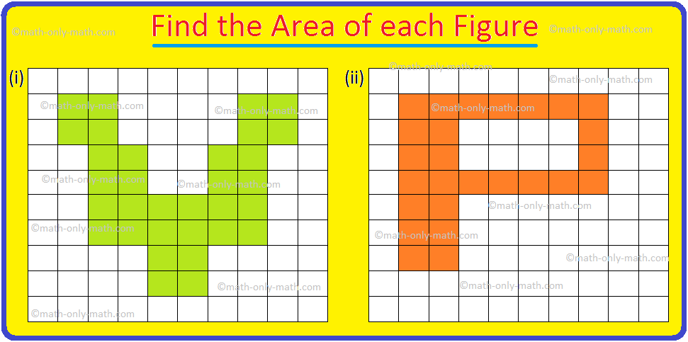 find the area of each figure in square units