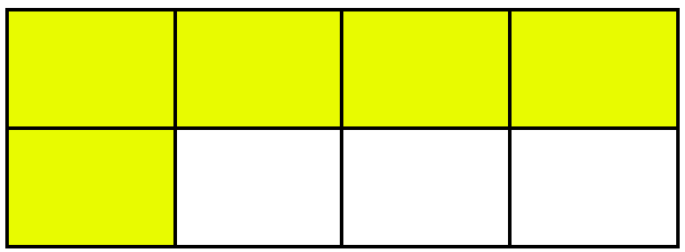 In 5th Grade Fractions we will discuss about definition of fraction, concept of fractions and different types of examples on fractions.  A fraction is a number representing a part of a whole. The whole may be a single object or a group of objects.