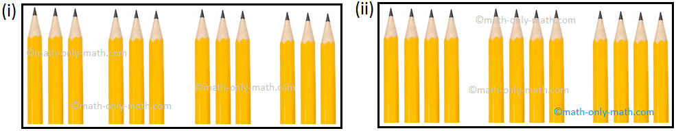 Group of 4 Pencils Division