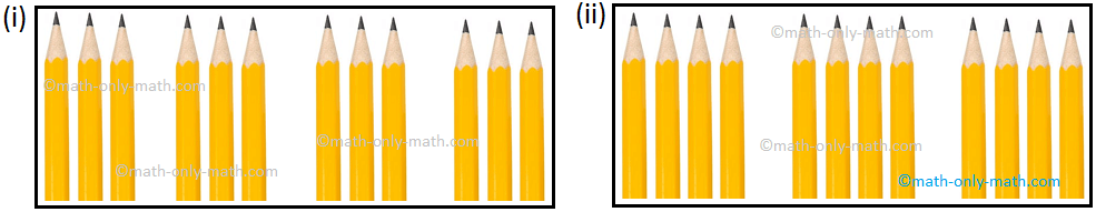 Group of 4 pencils division Group of 4 pencils division