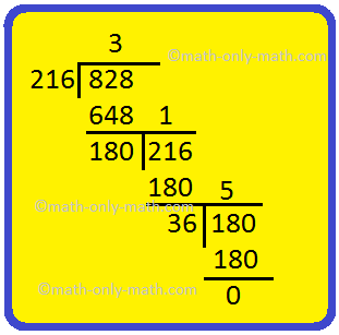 To find the highest common factor of three numbers by using division method is discussed here step by step. Step I: First of all find the highest common factor (H.C.F) of any two of the given numbers. Step II:   Now find the highest common factor (H.C.F) of the third given