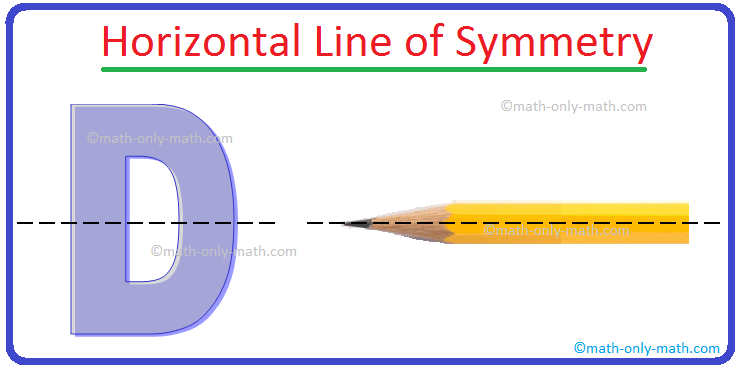 Horizontal Line of Symmetry