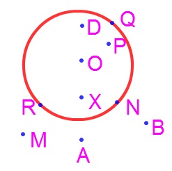 Circle Interior And Exterior Of A Circle Radius