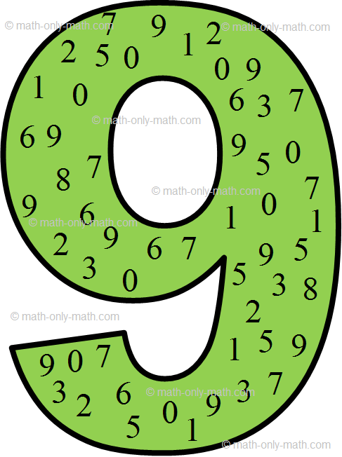 We will learn about number 9.  How to teach number 9 to your child?  Ask the child to pick up nine objects from a collection of items such as books, crayons, pencils and show it to you.  Some of the questions are given below will help your child to grasp very well about the 