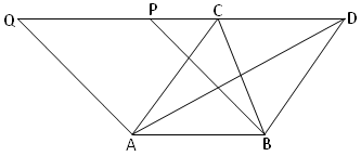 Triangles on Same Base and between Same Parallels