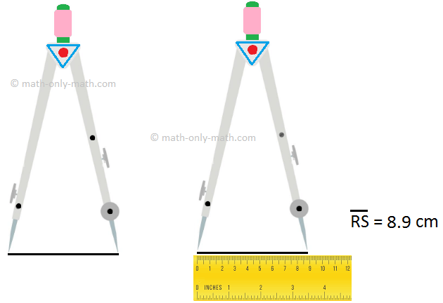 Here we will discuss about measuring line segment i.e. how to draw and measure a line segment using scale or ruler.  We can measure a line segment in two ways.  (i) With the help of scale