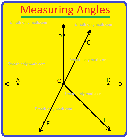 Measuring Angles Using Protractor