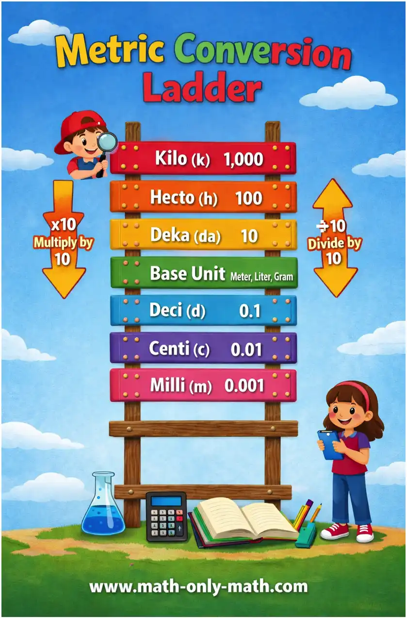metric conversion ladder