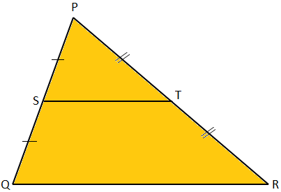 Midpoint Theorem Diagram