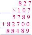 multiplication by a 3-digit number