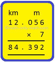 Multiplication - Measurement
