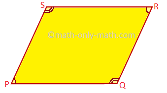 Opposite Angles Of A Parallelogram Are Equal Related