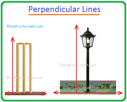 Perpendicular Lines Examples