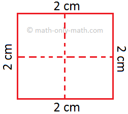 Square of Side 2 cm