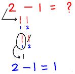 Subtracting 1-Digit Number