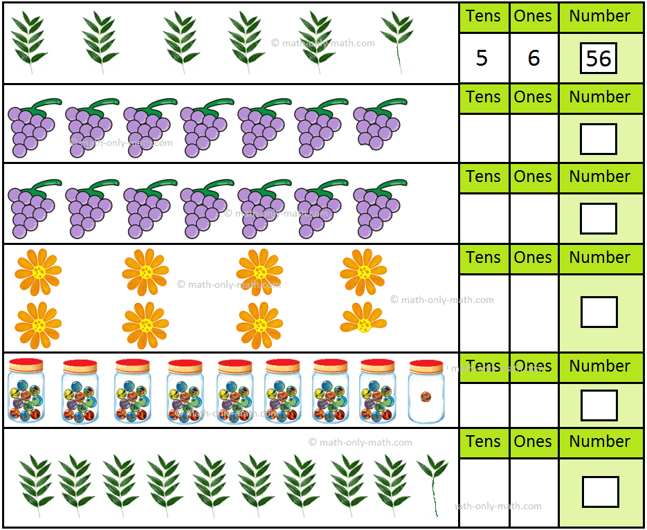 tens and ones problem solving year 1