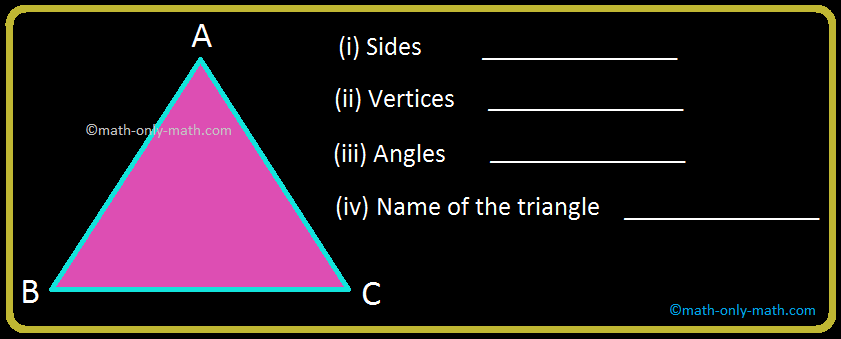 Triangle Vertices, Sides and Angles