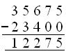 Word Problems on Subtraction