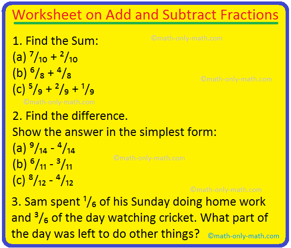 32 Adding Fractions Word Problems Worksheet Support worksheet 