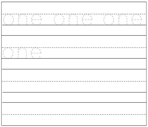 worksheet on number one free printable worksheet on number one