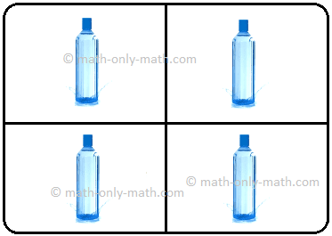 4 Groups of 1 Bottle