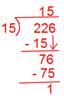 Conversion of Improper Fractions into Mixed Fractions