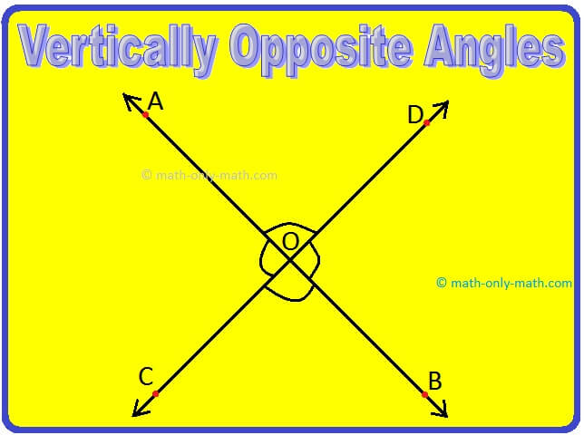 Vertically Opposite Angles