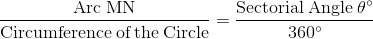 Area of a Sector of a Circle