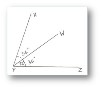 Bisecting an Angle Using a Protractor