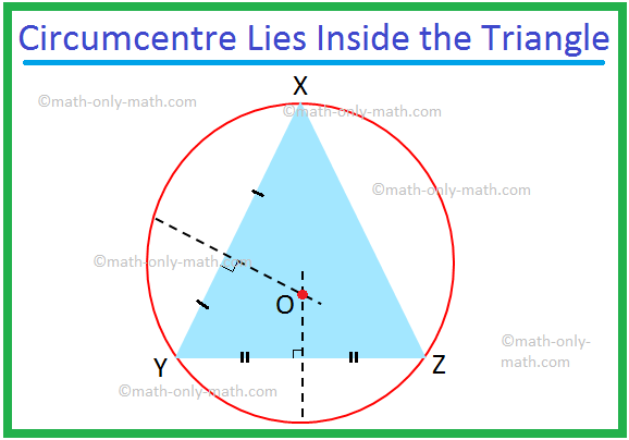 We will discuss here the Circumcircle of a Triangle and the circumcentre of a triangle. A tangent that passes through the three vertices of a triangle is known as the circumcircle of the triangle. When the vertices of a triangle lie on a circle, the sides of the triangle