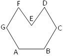 Concave Polygon Septagon