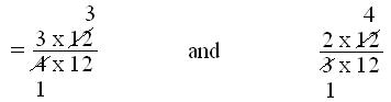 Conversion of Fractions into Fractions having Same Denominator