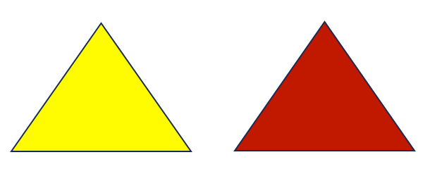 Different Colour Geometric Shapes